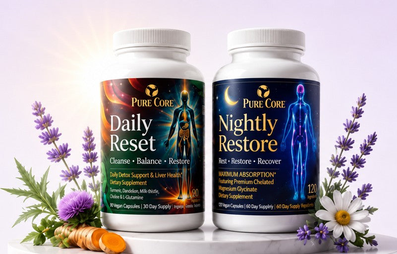 Pure Core Daily Reset and Nightly Restore bundle